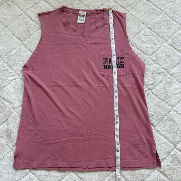 Victoria's Secret PINK | “We Got You” Mauve Muscle Tee | Size Small - Picture 12 of 12